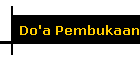 Do'a Pembukaan